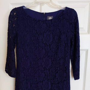 Navy blue Vince Camuto lace Dress